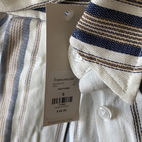 Francesca's Harper Buttoned Shirt - Picture 8 of 9